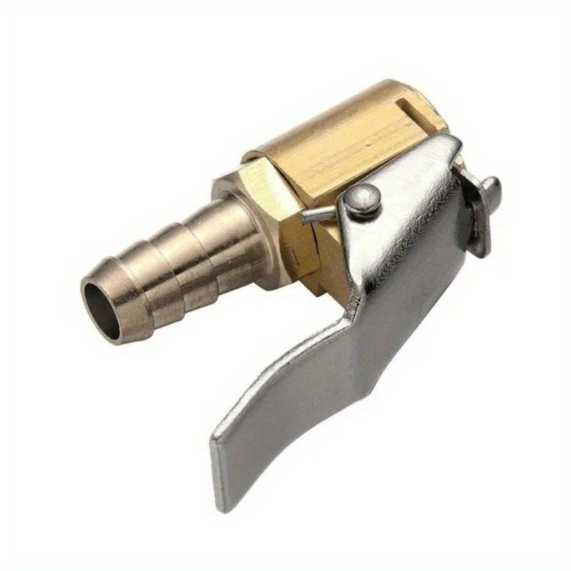 Copper Inflatable Tyre Inflator Valve, Car Quick Clip Tire Chuck Tail Plug, Durable Tire Accessory for Vehicle Maintenance