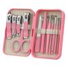 14-Piece Portable Travel-Case Manicure and Pedicure Set – Designed for Foot Care and Beauty