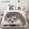 3D Luxury Bedding Set Custom/King/Europe/USA,Duvet Cover Set,Quilt/Blanket Cover Set,Bed Set Animal Sleeping Cat,drop Ship