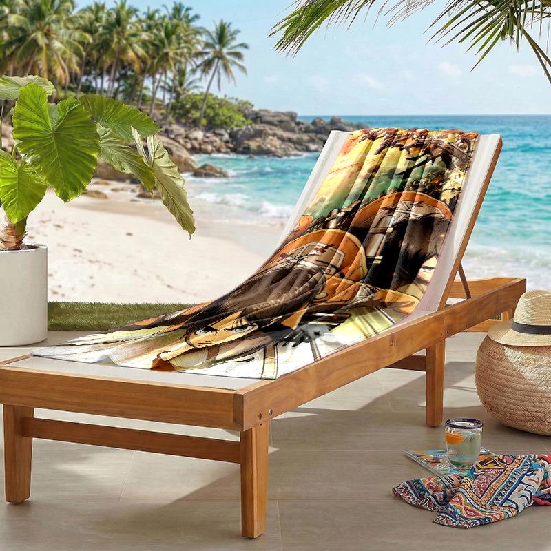 Attack Titan Fashion Beach Towel: Ideal for Summer Adventures Soft, Absorbent and Quick Drying Suitable for Swimming and Bathing