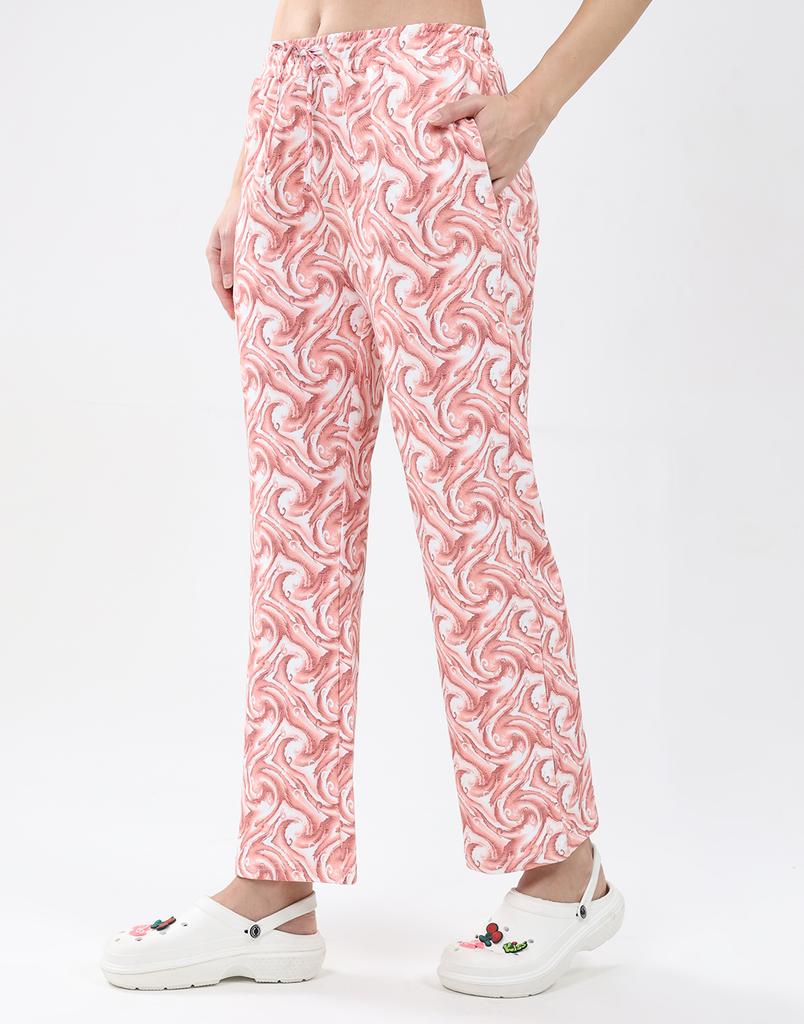 MONTE CARLO Women's Round Neck Full Sleeve Lower Set