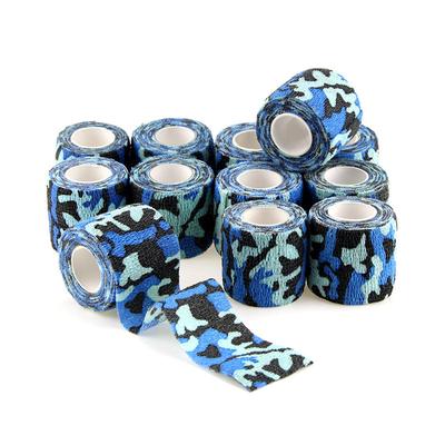Camouflage Fabric Self-Adhesive Elastic 12PC Outdoor Bandage Bandage Non-Woven