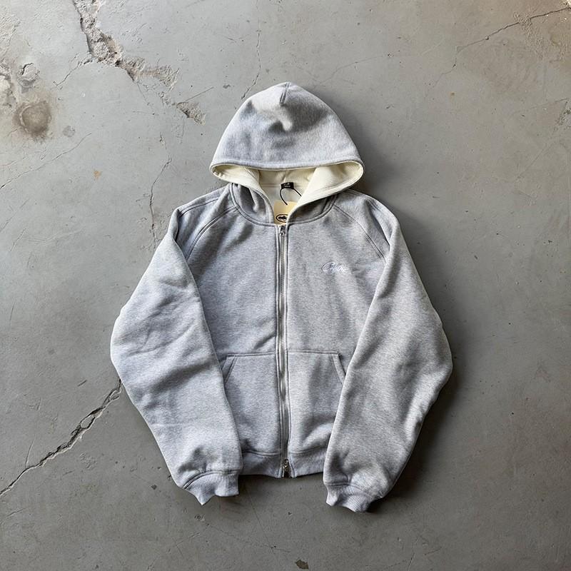 Mens Oversized Hooded Sweatshirt Set With Embroidery - Cotton Blend Streetwear Tracksuit Fall