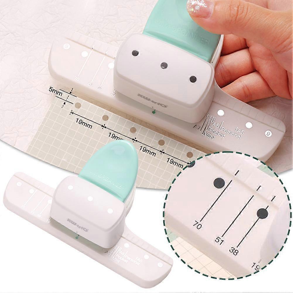 Loose Leaf Hole Punch 3 Hole Paper Puncher 4mm Universal Manual Puncher