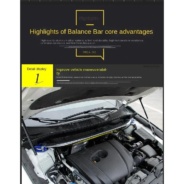 Front Stabilizer Strut Bar For Mazda3 BP 2019 2020 2021 2022 2023 2024 Upper Engine STB Strut Tower Brace Anti-Sway Suspension