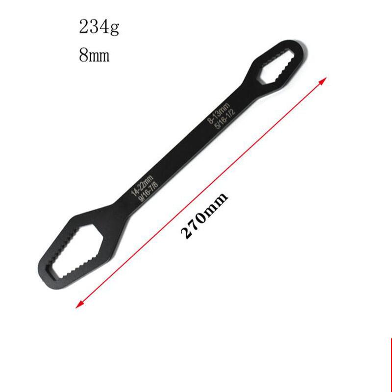 8-22mm Universal Torx Wrench Self-tightening Adjustable Glasses Wrench Board Double-head Torx Spanner Hand Tools Bike Multitool
