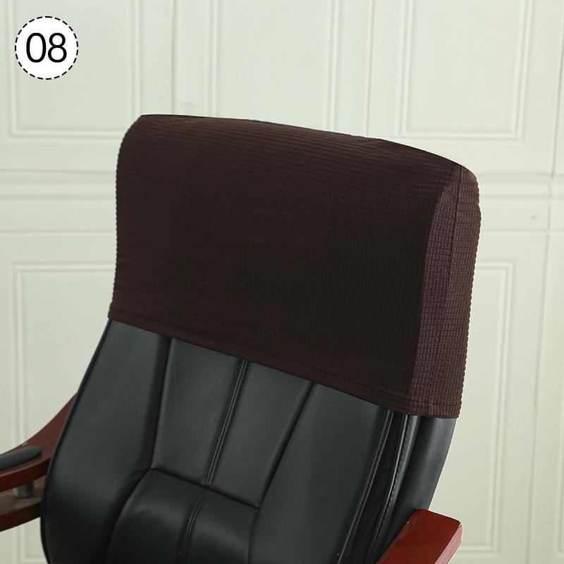 Elastic Chair Headrest Cover Home Office Armchair Backrest Head Pillow Covers Protection Dustproof Gaming Chair Slipcover