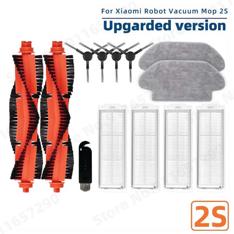 For Xiaomi Mi Robot Vacuum Mop 2S / Mop P / Mop Pro / XMSTJQR2S / STYTJ02YM Replacement Parts Main Side Brush Hepa Filter Mop