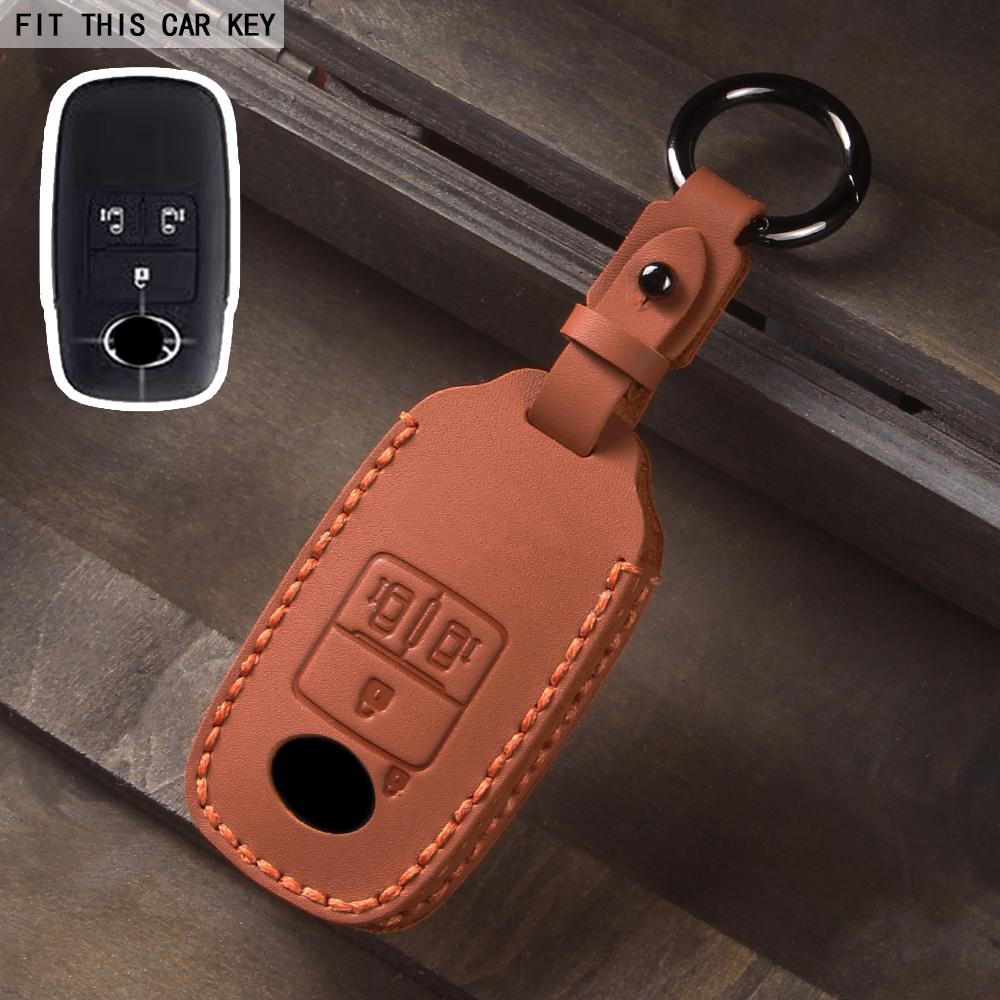 2 3 4 5 Buttons Leather Smart Remote Car Key Case Cover for Toyota Perodua Malaysia Car Key Protector Car Key Shell