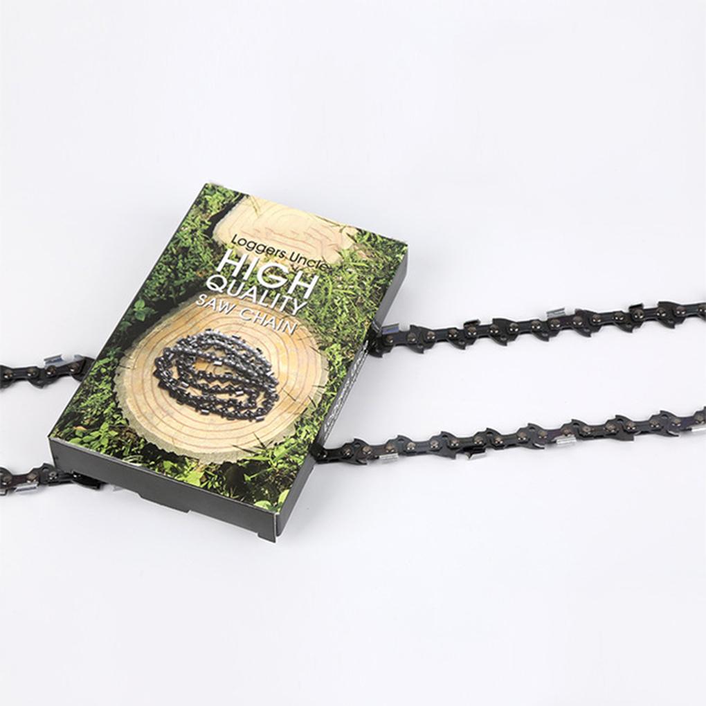 Chain 10/12/14/16/18/20 Inch Alloy Electric Saw Chain Bar Pitch 3/8 Inch Gauge 40/53/59 Drive Rod