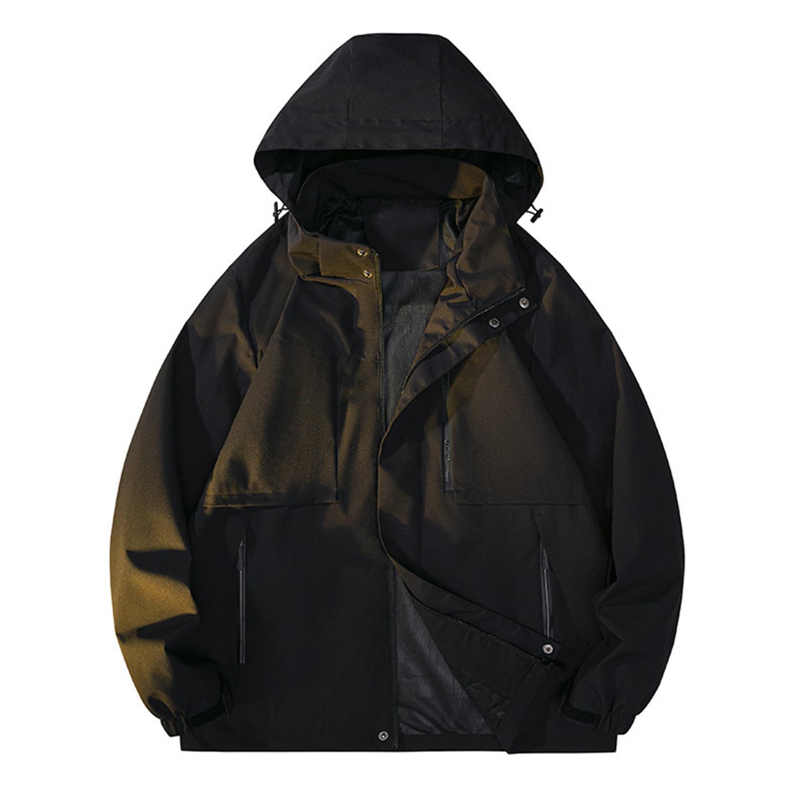 

Winter Graphene Thermal Magnetic Clothing Men Couple Models Padded Hooded Jacket Men XXXXL чорний
