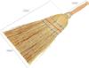 Mini Straw Broom 20 Cm with 10 Cm Wooden Handle - For Small Areas - Kotarbau®
