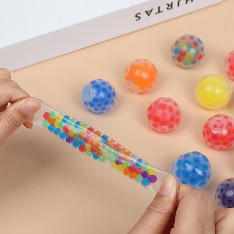 10/20/30Pcs Squishy Stress Ball Kids Birthday Party Favors Pinata Filler 3.5cm Squeeze Ball Sensory Toys Boy Girl Christmas Gift