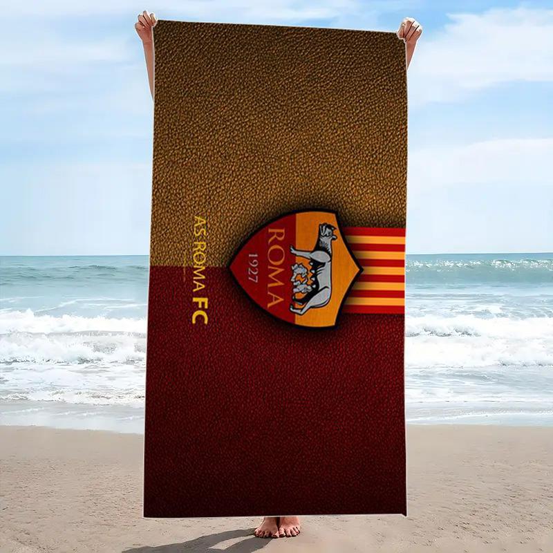 AS Roma Print Beach Towel, Large Soft Quick Dry Towel for Beach Camping Swimming