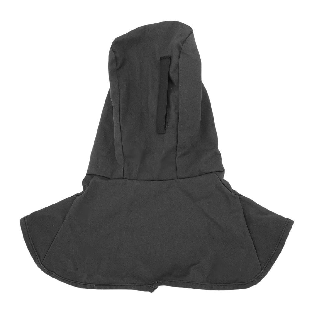Welding Hood Flame Retardant Cotton Welding Cover with Neck Shoulder Drape Full Head Neck Protection for Men Women Gray