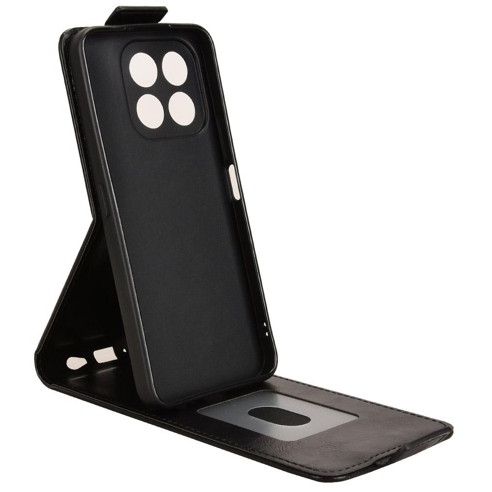 For Honor X6c 4G Stand Case Magnetic Clasp Vertical Flip Leather Phone Cover with Card Holder