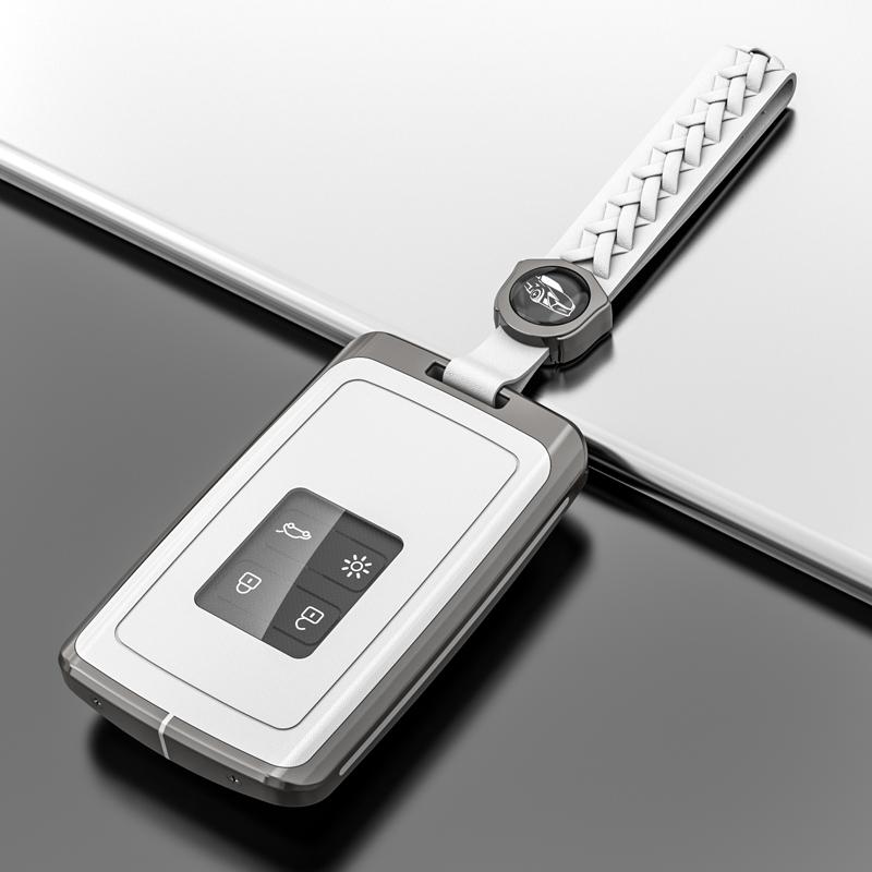 Pouzdro na klíček ze slitiny zinku na auto pro Renault Captur Megane Talisman Espace Clio Zoe Koleos Scenic 4 Arkana Dacia Sandero