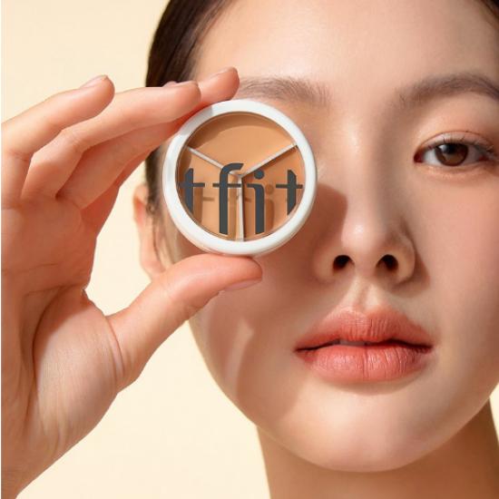 TFIT Cover Up Pro Concealer –03. Cool (Natural Beige / Ivory Beige / Pink Beige)15g