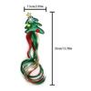 1/2Pcs Vibrant Festive Hairpin Ornament Santa Claus Wig Braid Hair Tie  Christmas Party