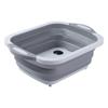 Multifunctional 3 In 1 Folding Cutting Board Drain Basket Collapsible Vegetable Basin Chopping Blocks Kitchen Organizer Supplies