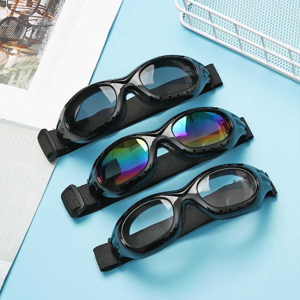 2Pcs New UV400 Snowboard Dustproof Outdoor Sports Ski Goggles Eyewear Glasses Windproof Lens Frame Sunglasses