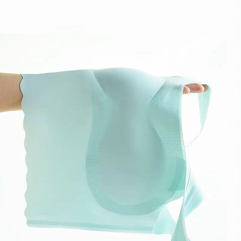 Ice Silk Seamless Girls Underwear Developmental Girls Childrens Bra Student Vest Summer Thickened Latex Pad Childrens Bras Vests