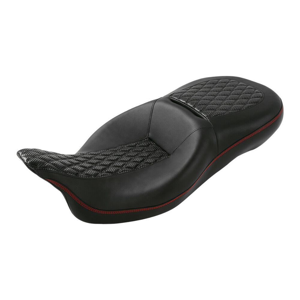 Motorcycle Driver Passenger Seat 2 Up For Harley Touring Road King Road Glide Street Glide CVO FLHR 2009-2023