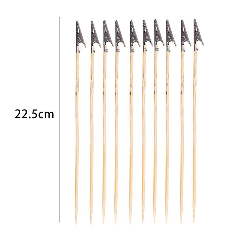 

100/10pcs Wood and Metal Detachable Alligators Clips Painting Stand for Airbrush Model Part DIY Craft Work Model Painting Tools 100pcs