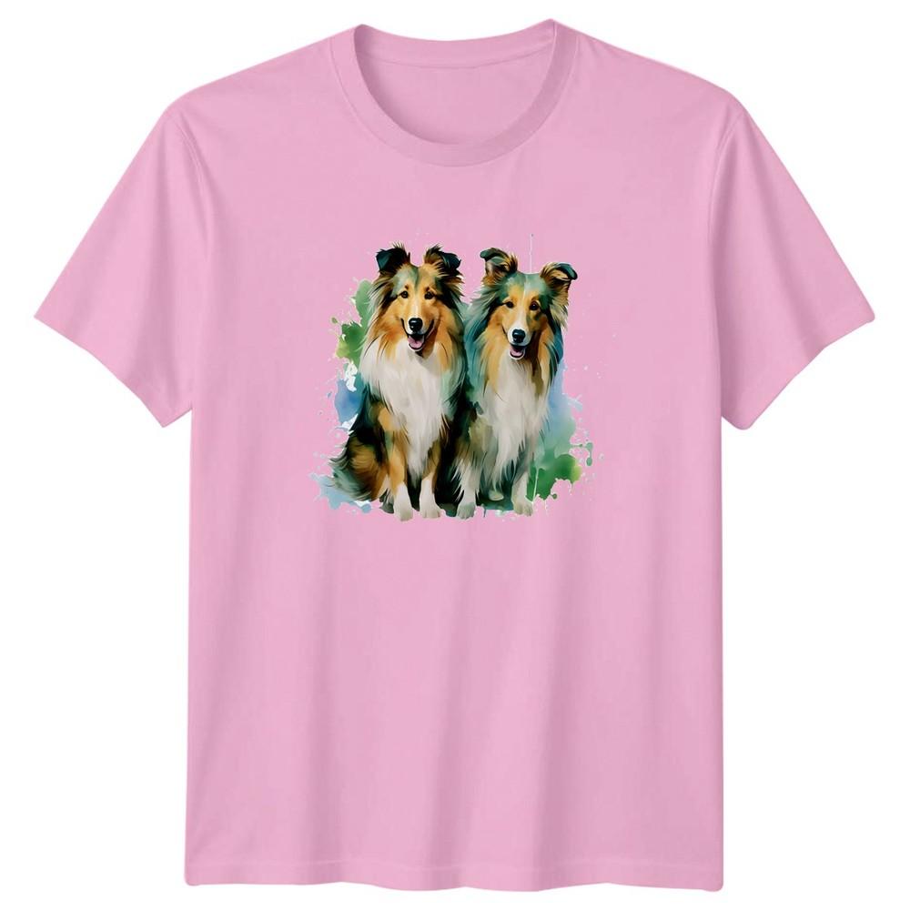 Watercolor Shetland Sheepdog Art Sheltie TShirt Sheltie Dog Owner