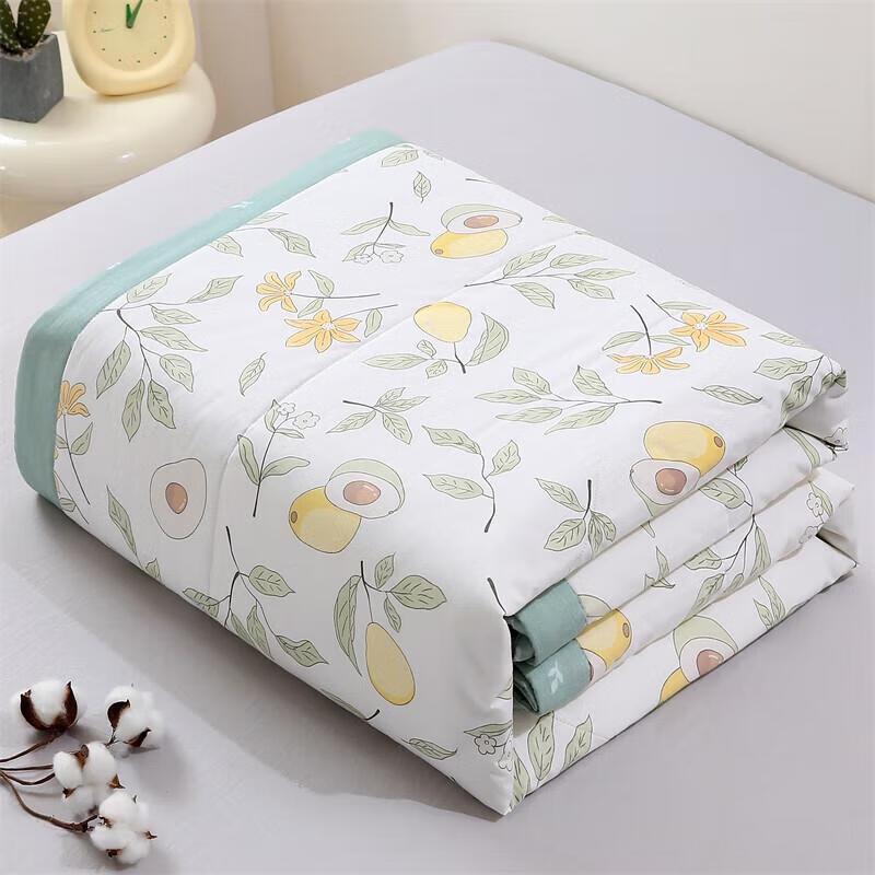 Manya Home Printed Cotton Gauze Summer Comforter