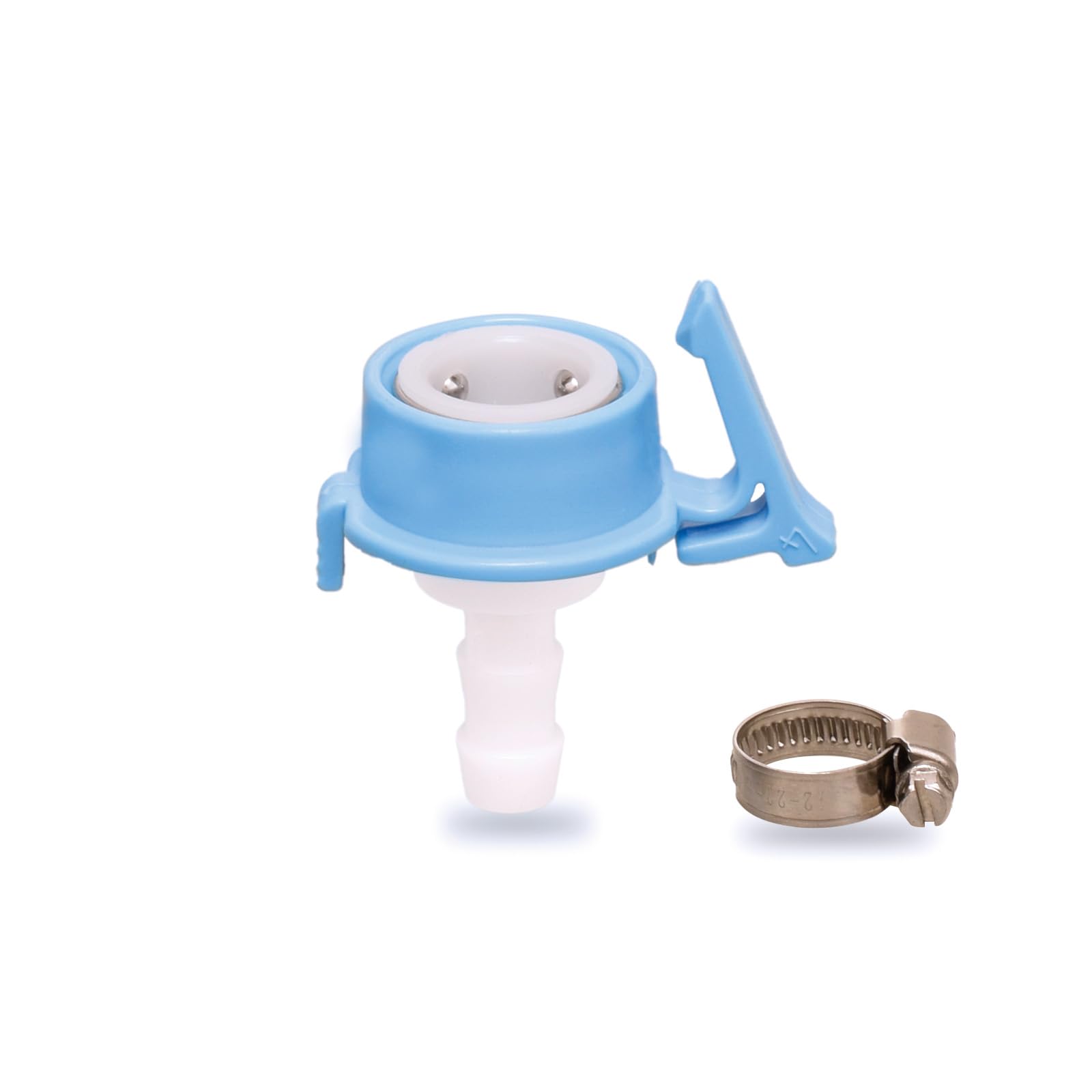 

ISTORA One-Touch Supply Joint for Washing Machines with Band, Compatible with 0.5 inch синій