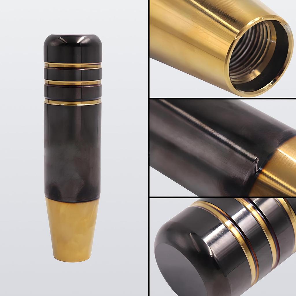 MARUHADO NOS Aluminum Shift Lever Stylish Adapter M8 M10 M12 Universal Car AT Truck 18cm Unengraved