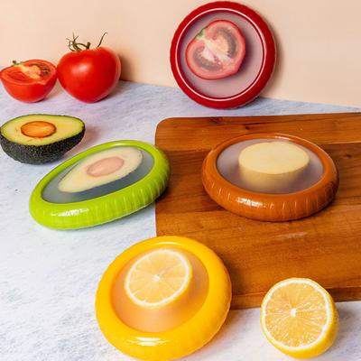 Boîte de rangement de cuisine créative pour fruits et légumes, boîte fraîche pour avocat, tomate, citron, oignon, gadget de cuisine