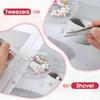 2pcs Sprinkles Tools for Cake Decorating, 4 Claw Sprinkle Pen Pearl Grabber Cake Decorating Tools Set Stainless Steel Cookie Decorating Tweezers with