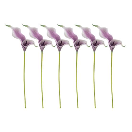 Pcs Artificial Calla Lily Flowers Real Touch Fake Calla Lily with Stem