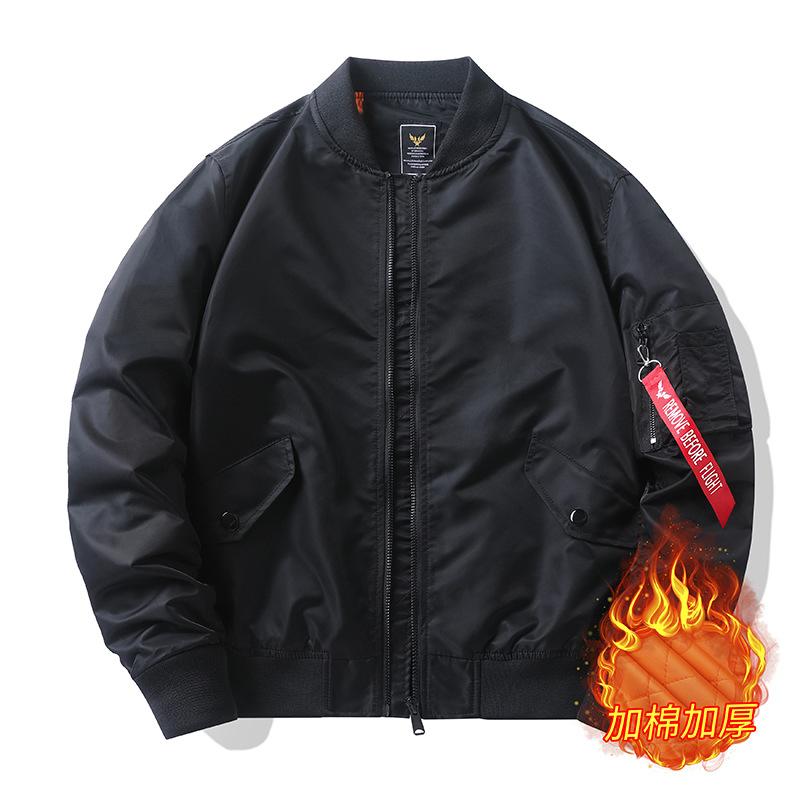 Осень/Зима Пальто Tough Guy Куртка-бомбер Air Force Ma1 Мужская летная куртка L — фото 7