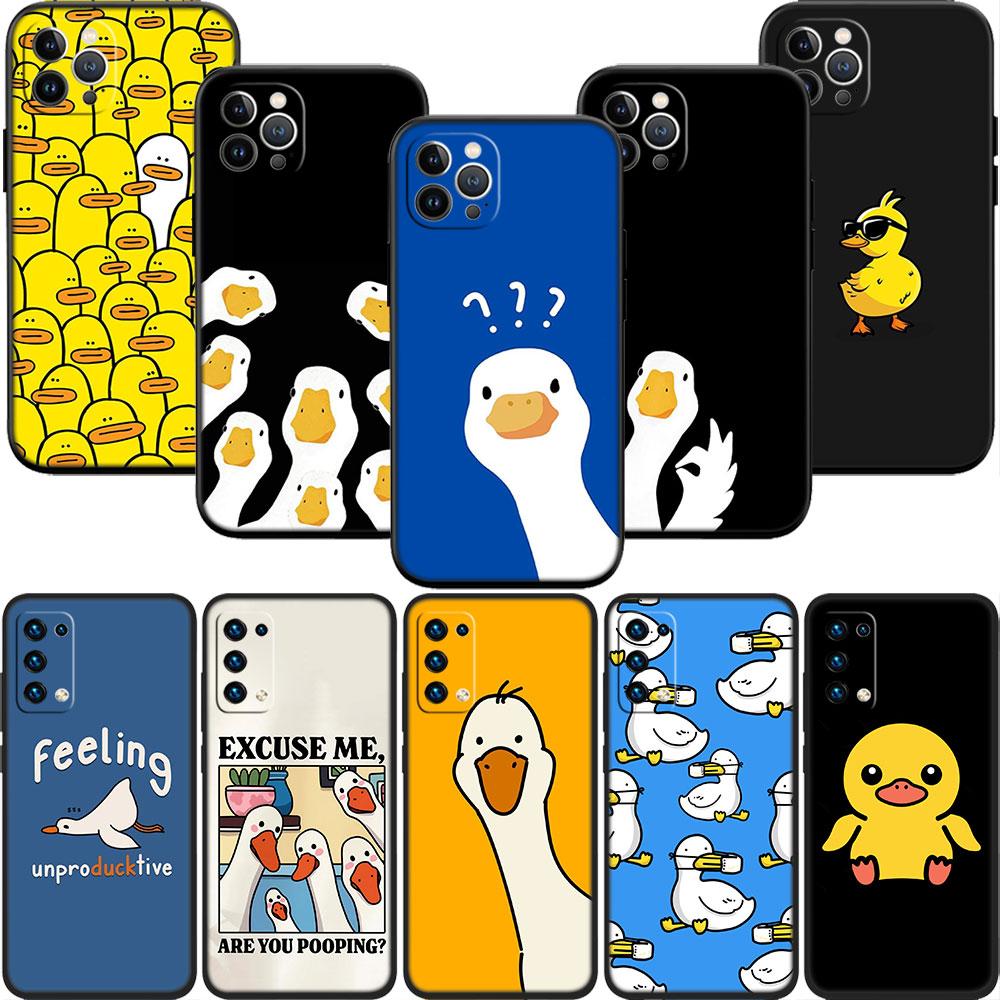 FM20 DUCK Cartoon Soft Shell Phone Case for Redmi Note 10 11 12 Pro Max 10S 10C 10T 11A 11S 12S 12C