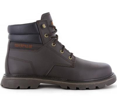 CAT Quadrate Boots - Men's Winter Boots Shoes Leather Brown P723803 ORIGINAL