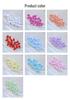Colorful Mini Bowknot Pendant Chain with Loose Beads for DIY Jewelry & Phone Accessories