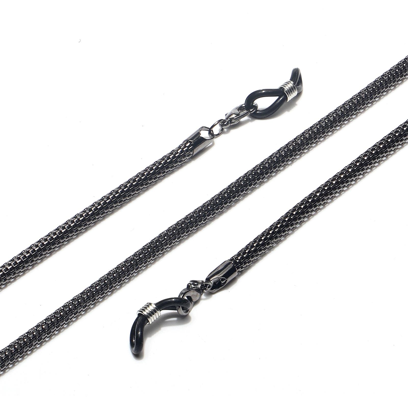 Eye Glasses Sunglasses Spectacles Eyewear Chain Holder Cord Lanyard Necklace Glasses Chain Eyewears Cord Holder Neck Strap Rope чёрный