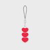 Red Heart Phone Strap