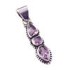 Natural Pink Amethyst Gemstone 925 Solid Sterling Silver Gift Pendant 1.50" Y1n64