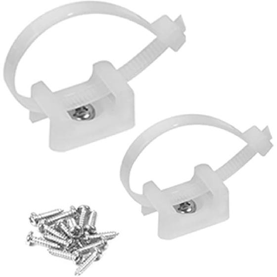 75 Pcs Cable Zip Tie Base Saddle Type Mounts with 6 Inch & 0.19 Inch Cable Ties and Stainless Steel Screw, Anchor Wire Cable Clips Organizer Holders