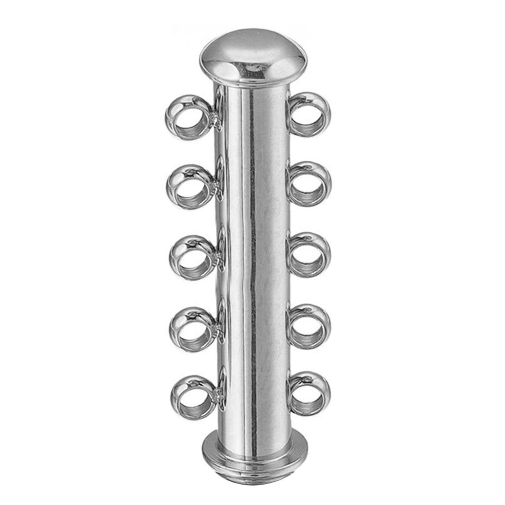 Zapięcie zatrzaskowe ze stali nierdzewnej 304 Łącznik rurowy do łączenia naszyjników lub bransoletek Akcesoria do tworzenia biżuterii