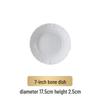 Zhishi Jingdezhen Chinese Style White Porcelain Dinnerware Set