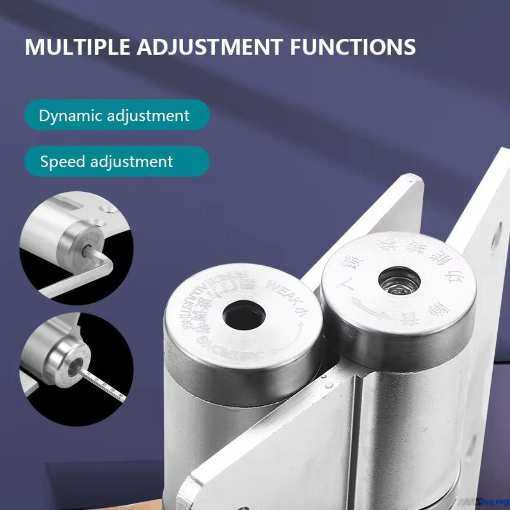 Silent Close Hydraulic Adjustable Hinge Folding Invisible Mounting Invisible Door Hinge Adjustable Strong Bearing Capacity
