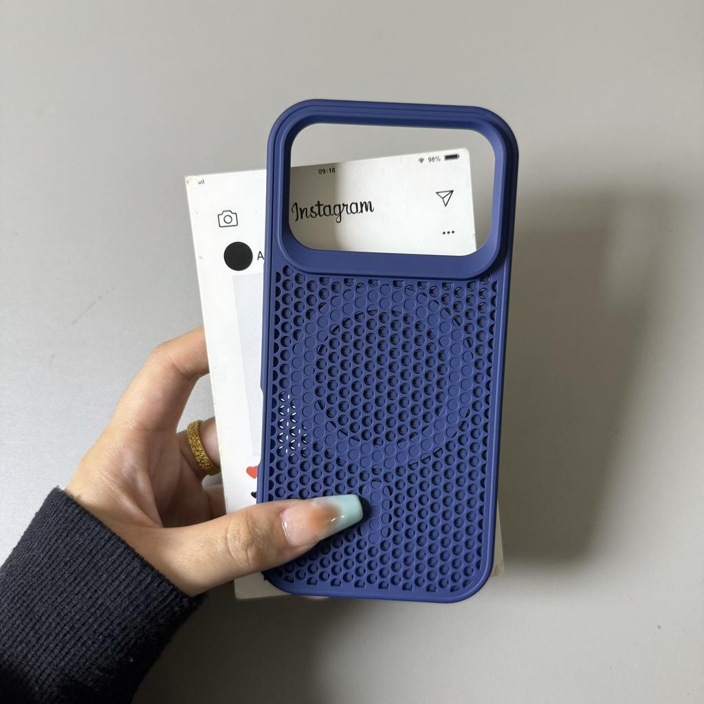 Honeycomb Magnetic Phone Case for Xiaomi Poco F9 Ultra F9 Pro F8 Ultra Thermal Mesh Heat Dissipation Shockproof Anti Scratch Protective Cover
