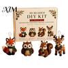 Festliches Feiertagsgeschenk 3D Perlen-Bastelset, Lebensechtes Weihnachtstier-Perlenbastelset, Partygeschenk Handgemachtes Einfaches Stickset für Kinder und Erwachsene Katze