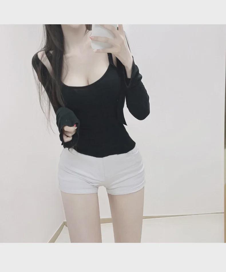 Korean Dongdaemun Women's Slimming Camisole & Cardigan Set