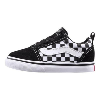 Canvas Durable Low Top Skate Shoes Black And White Checkerboard Baby Sneakers VN0A3QU1PVJ